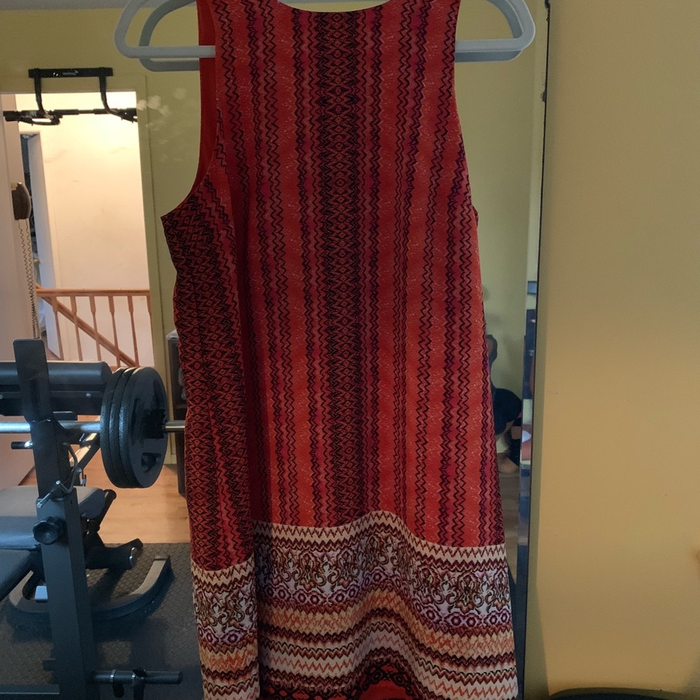 Orange and yellow dress